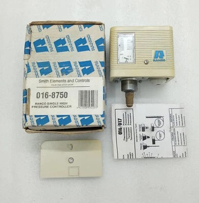 RANCO 016-8750 SINGLE HIGH PRESSURE CONTROLLER 0168750 - Image 1 of 4