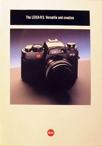 1986 LEITZ Catalog: Leica R5 SLR Camera, Versatile and creative - Picture 1 of 7