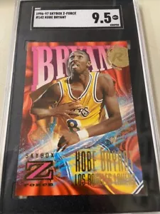 96-97 Skybox Z-Force Kobe Bryant #142 Rookie Card SGC 9.5 MINT - Picture 1 of 1