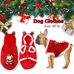 Haustier Hundekleidung Halloween Weihnachten Kostüm Kleidung Rentier Pullover Mantel USA - Bild 1 von 12