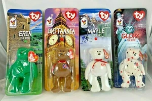 TY Beanie Babies Glory, Maple, Britannia, Erin The Bears McDonalds Original  - Bild 1 von 2