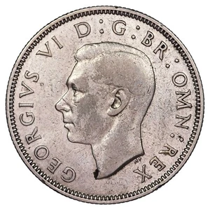 Royaume-Uni 2 shillings 1939 George VI - Argent - pièce de monnaie britannique - Imagen 1 de 2