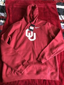 Nike Men's Therma Drifit Oklahoma Sooners Pullover Hoodie (AR3407 613) Medium M - Picture 1 of 3