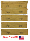 (Pack Of 5) Wwii Army Cotton Cloth Bandolier Khakhi For M1 Garand Cover