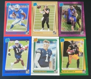 2021 Donruss Football Rated Rookie PRESS PROOFS / PORTRAITS You Pick the Card