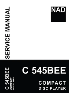 Service Manual Instructions for NAD C 545 Bee - Bild 1 von 1