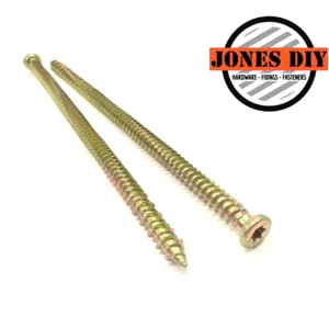 7,5MM X 200MM TORNILLO HORMIGÓN CONTRAHUNDIDO VENTANA FIJACIÓN MULTIFIX LADRILLO MADERA - Imagen 1 de 3