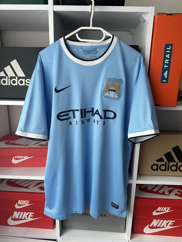 MANCHESTER CITY FOOTBALL SHIRT 2013-2014 ORIGINAL JERSEY NIKE SIZE XL Cover