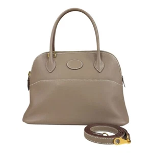 HERMES Shoulder Bag Cross Body Vaux Swift Bored 27 used - Picture 1 of 9