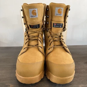 Botas Carhartt para Hombres 11 CMF8058 Resistentes Flexibles 8 Pulgadas Impermeable Aislado Ropa de Trabajo - Imagen 1 de 8