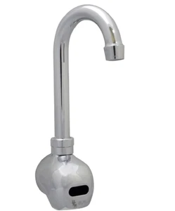 BK Resources BKF-SEF-3G 3-1/2 Inch Electronic Faucet Gooseneck Spout Chrome *NEW - Picture 1 of 5