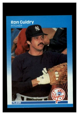1987 Fleer #100 Ron Guidry New York Yankees NM-MT - Image 1 of 2