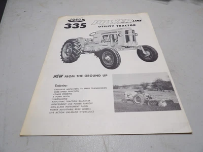 Minneapolis-Moline Utility Tractor 335 Brochure Power Line - Image 1 of 2