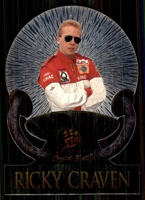 1997 Press Pass Premium Crystal Ball Die-Cut #CB1 Ricky Craven - Image 1 of 2