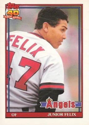 1991 Topps Traded #40T Junior Felix - Image 1 of 2