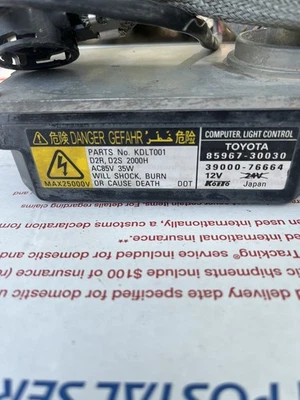 1998-2005 Lexus GS300 GS400 GS430 Headlight HID Computer Control Module OEM - Image 1 of 2