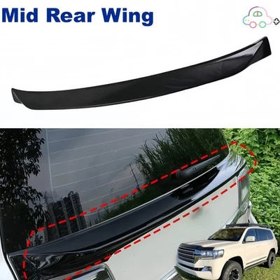 Se adapta a Land Cruiser LC200 2016-2020 alerón trasero Trail alerón medio trasero negro nuevo Foto 1 de 4