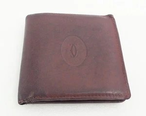 Portafoglio uomo Cartier vintage bi-fold portamonete - Foto 1 di 18