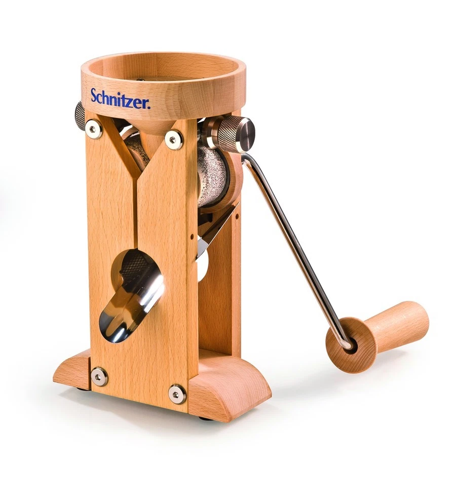 Schnitzer Campo Getreidemühle mit Steinwalzen - Buche