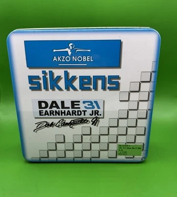 DALE EARNHARDT JR AKZO NOBEL 1997 #31 SIKKENS TWO CAR TIN SET 10,000 MADE - Image 1 of 4