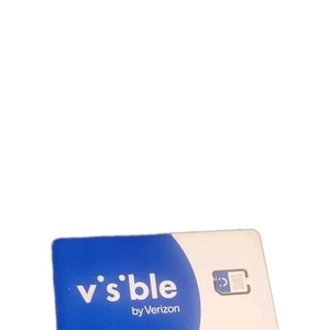 Visible by Verizon 4G LTE 5G carte SIM illimitée - Photo 1 sur 1
