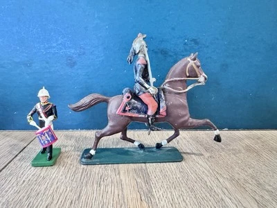 Mignot: Dragón francés montado a escala de 70 mm extremadamente raro. c1920 Foto 1 de 4