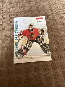 Skybox Impact Zero Heroes 1996-97 Ed Belfour #1 HOF - Foto 1 di 4