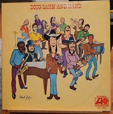 Doug Sahm And Band Atlantic SD 7254 1973 Stereo Vinyl LP Country Rock VINYL VG+ - Image 1 of 4