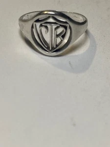 Ladies Size 6 Sterling Silver CTR Ring - Picture 1 of 4