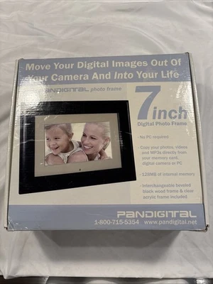 Pandigital 7" inch LCD Digital Photo Picture Frame W/Remote Control  - Image 1 of 3