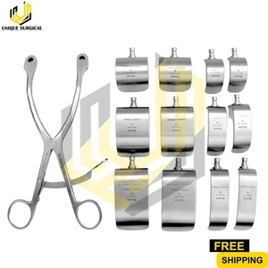 Juego de retractores de hombro Buxton Kolbel con 12 hojas acero inoxidable alemán A+ - Imagen 1 de 3
