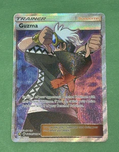 GUZMA SV84/SV94 HIDDEN FATES SUN & MOON FULL ART POKEMON CARD NM-M - Picture 1 of 2