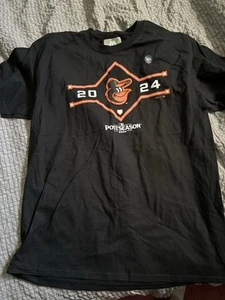 Baltimore Orioles Post Season 2024 Herren Large T-Shirt schwarz - Bild 1 von 6