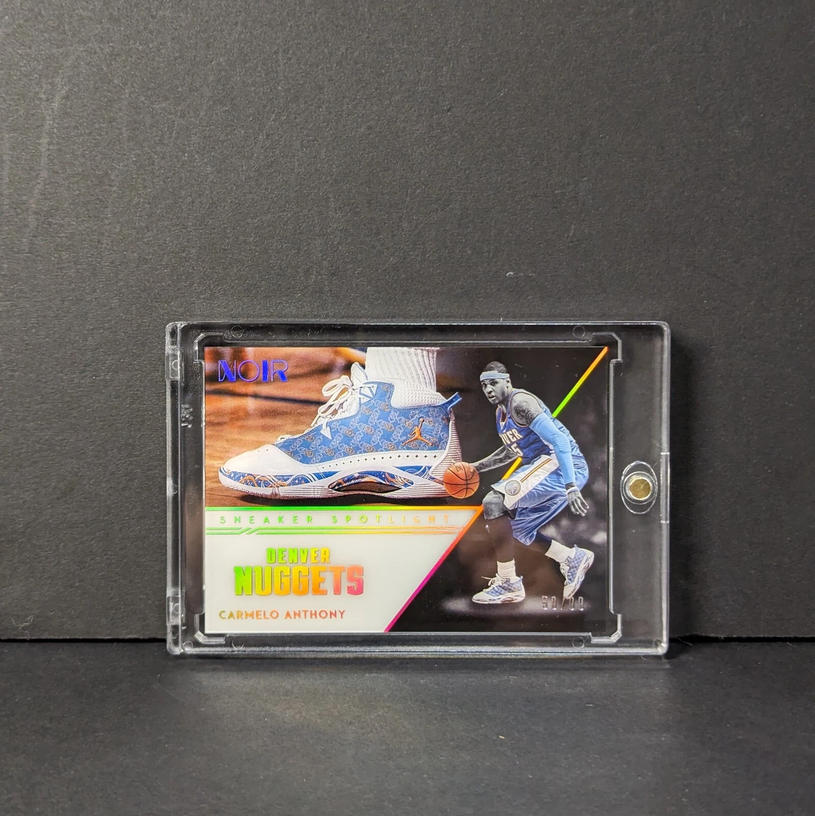 2020-21 Noir Carmelo Anthony Sneaker Spotlight #50/99 SSP