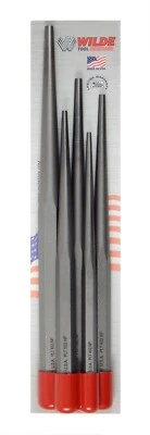 Wilde Tool 5 piezas Juego de punzones de deriva de línea cónica extra larga profesional HECHO EN EE. UU. Foto 1 de 4