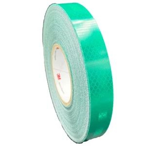 Cinta Reflectante Verde 1" 3M 3430 EGP Respaldo Aire Micro Prismático Tipo 1 Seguridad - Imagen 1 de 11