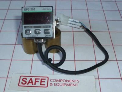 Panasonic DP2-20Z Pressure Sensor -101.3kPa Vac BSPT F-1/8 12~24V +T-Fitting Q41 - Image 1 of 4