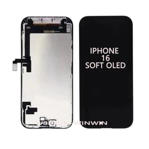 Do iPhone 16 Miękki wyświetlacz OLED LCD Ekran dotykowy Digitizer Montaż Wymiana - Zdjęcie 1 z 5