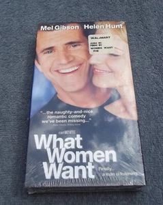 What Women Want VHS Tape NEW Sealed Mel Gibson Helen Hunt - Imagen 1 de 2