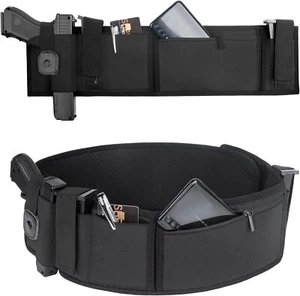 Tactical Concealed Carry Stable Fit Belly Band Holster Waist Belt Pistol Holster - Picture 1 of 11
