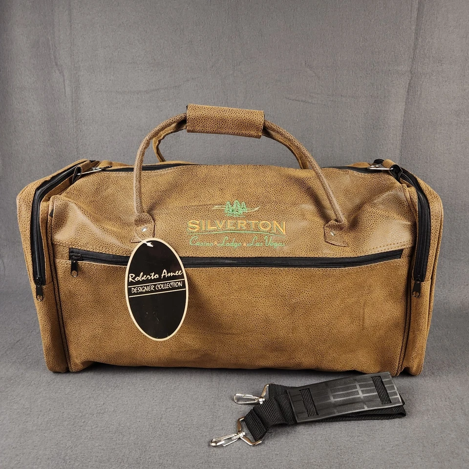 Дорожная спортивная сумка Silverton Casino Las Vegas ручная кладь из искусственной замши 21x10x11"" - Изображение 1 из 4