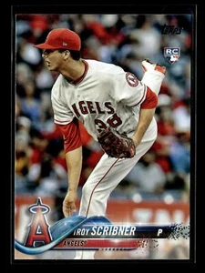 2018 Topps #440 Troy Scribner RC Los Angeles Angels - Picture 1 of 2