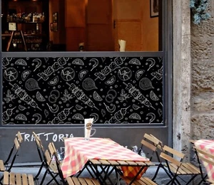 3D Parrilla Tienda Kebab BARBACOA K256 Ventana Pegatinas Vinilo Papel pintado Pared Murales Panda - Imagen 1 de 11