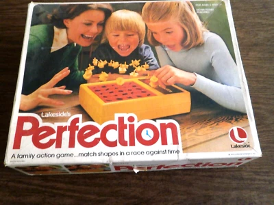 Juego de fiesta familiar Perfection 1975 vintage todas las piezas, temporizador funciona no POP Foto 1 de 4