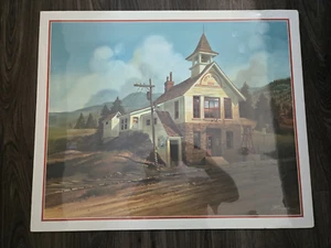 Pitkin City Hall by Rick Brogan Print 24" x 19.5" Dixon Paper - Picture 1 of 5