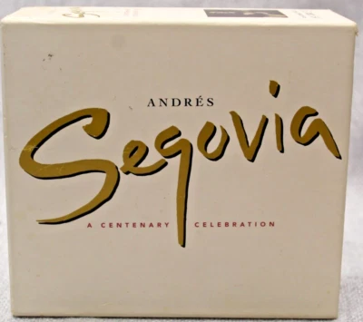 Andres Segovia: A Centenary Celebration 4 CD Box with 78 Booklet MCA Decca - Image 1 of 4