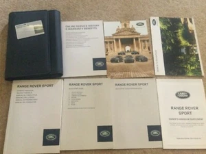 RANGE ROVER SPORT (2013 - 2017) OWNERS MANUAL HANDBOOK & WALLET FAST POST - Picture 1 of 6