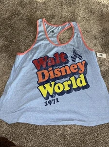 Disney Parks Walt Disney World Retro Logo 1971 Tank Top Women’s XXL - Picture 1 of 3