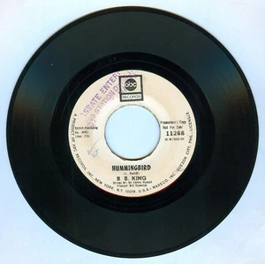 Philippines B. B. KING Hummingbird 45 rpm PROMO Vinyl Record - Picture 1 of 2