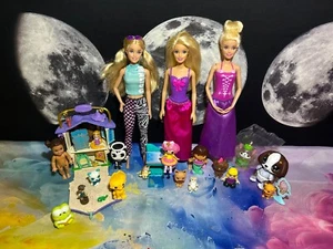 Mixed Figures Lot Barbie Disney Rapunzel Lalaloopsy Keroppi Funko Dora Girls Toy - Picture 1 of 11